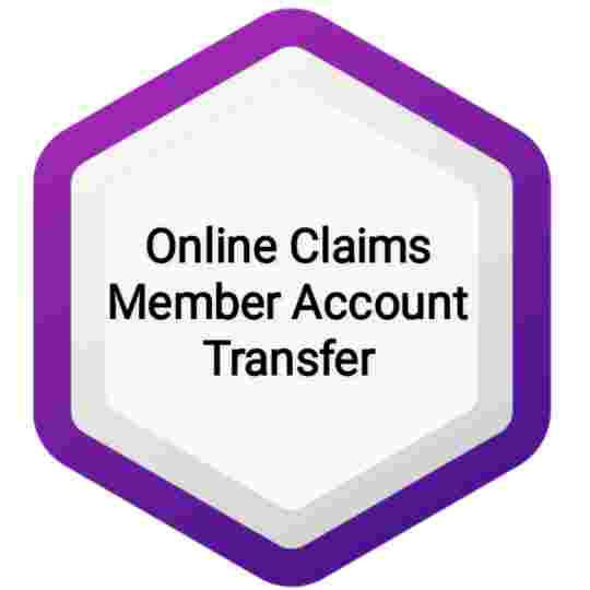 Online Claim Member Account Transfer