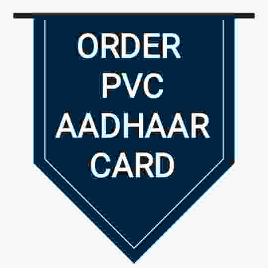 ORDER PVC AADHAR CARD