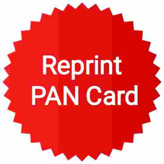 Reprint of PAN Card