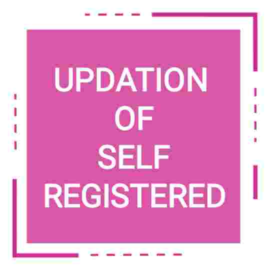 Updation of Self Registered Farmers